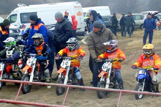 В Валуйках прошли областные соревнования по мотокроссу среди детей